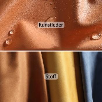 Großhandel B2B Italienisch Sofa Kunstleder Stoff Lazy Susan individuelle Faltenausführung